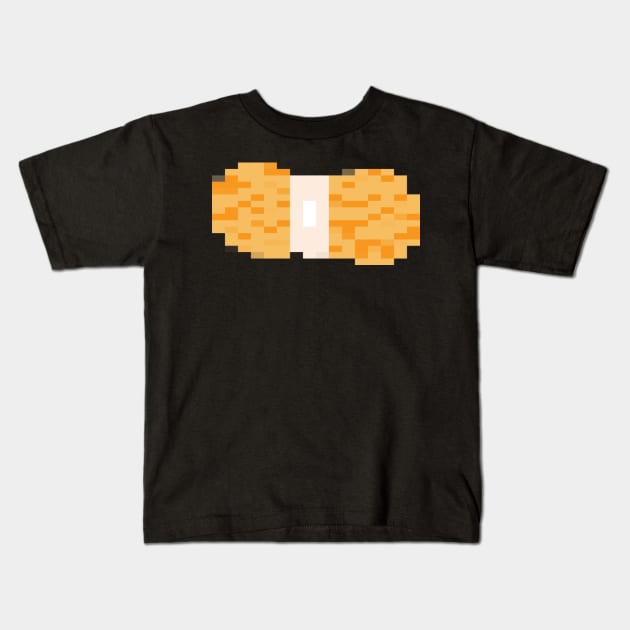 Crochet Yarn Pixel Art Kids T-Shirt by christinegames